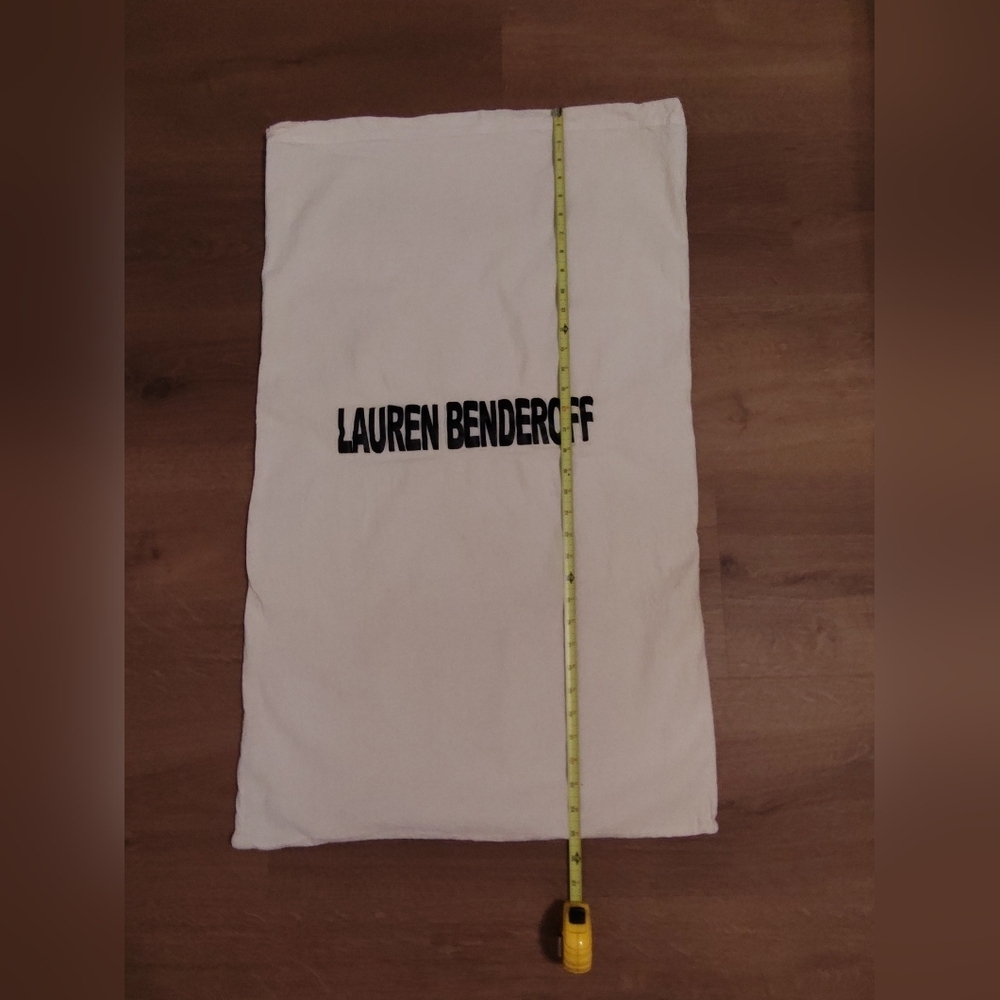LAUREN BENDEROFF Extra Large Natural Cotton Dust Bag 35" X 20.5" Ivory Storage - Picture 4 of 7